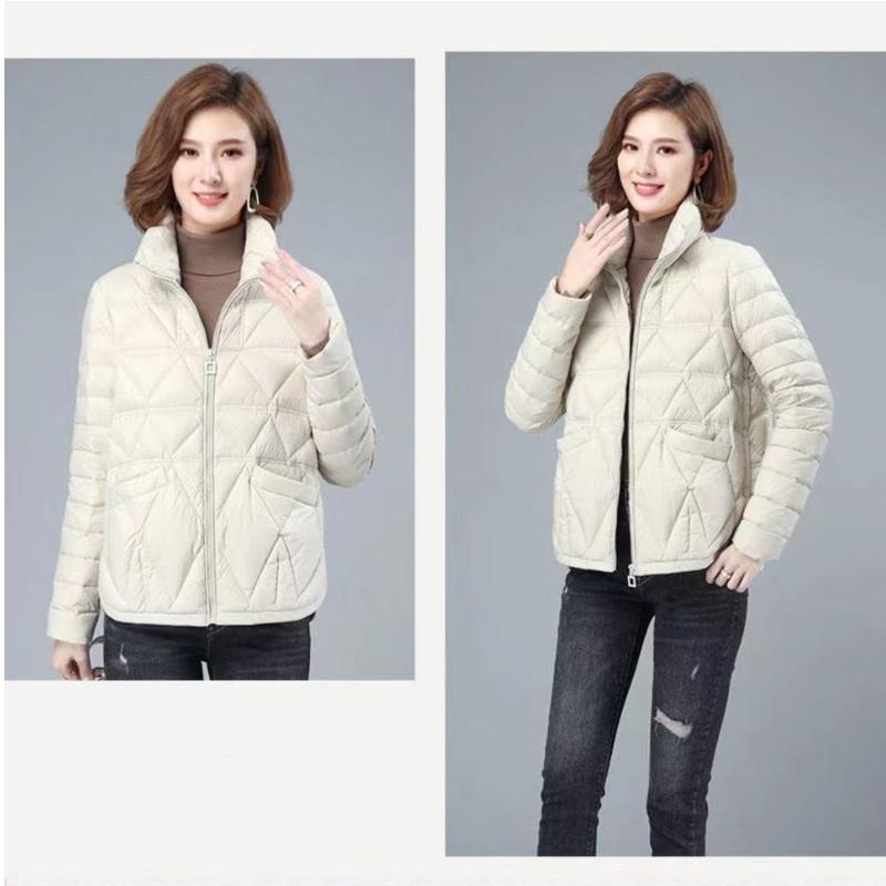 2026 New Plus-size Thin Light Down Cotton Jacket Female Short Coat Autumn Winter Women's Loose Cotton Jacket Winter Light Cotton Jacket