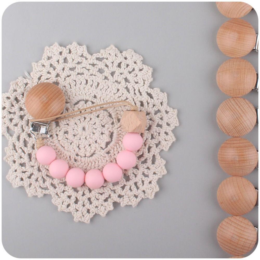 Holder Toddler Baby Teether Toys Straps Baby Pacifier Chain Pacifier Holder Clips Dummy Clips