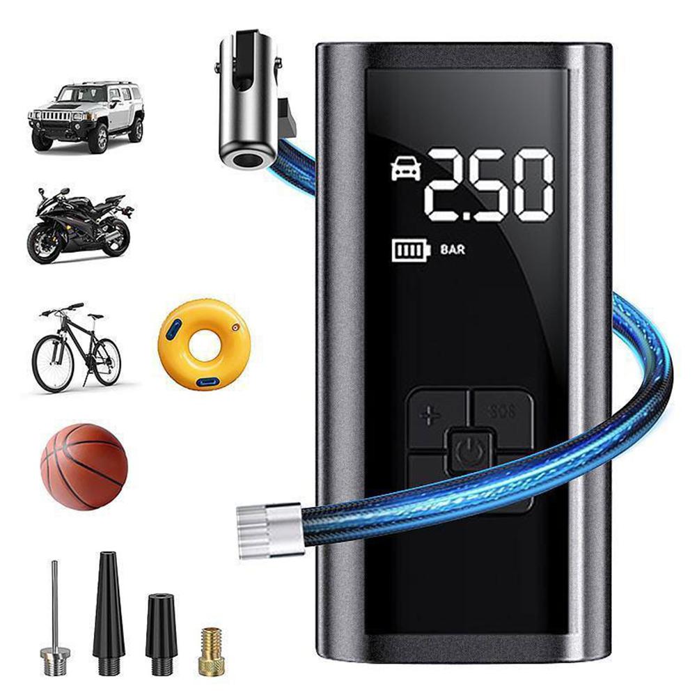 Portable Airs Compressors For Car Tires Fast Airs Pump Tire Inflator Accurate-Pressure Airs Pump For Motorcycle Ball