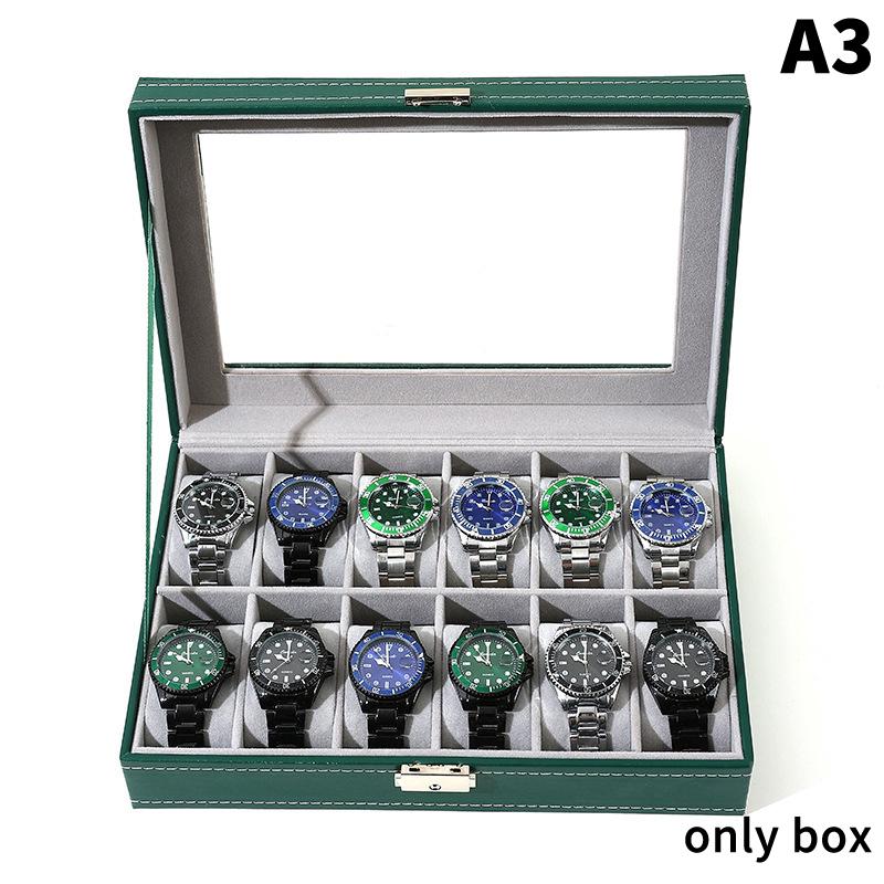 

6/10/12 Сіток Коробки для зберігання годинників Органайзер для годинників Кейс Шкіра ПУ Дисплей для годинників Ювелірна коробка Для найкращих подарунків