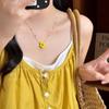 Rainbow Dopamine Flower Beaded Necklace for Women – Exquisite Niche Design Clavicle Chain