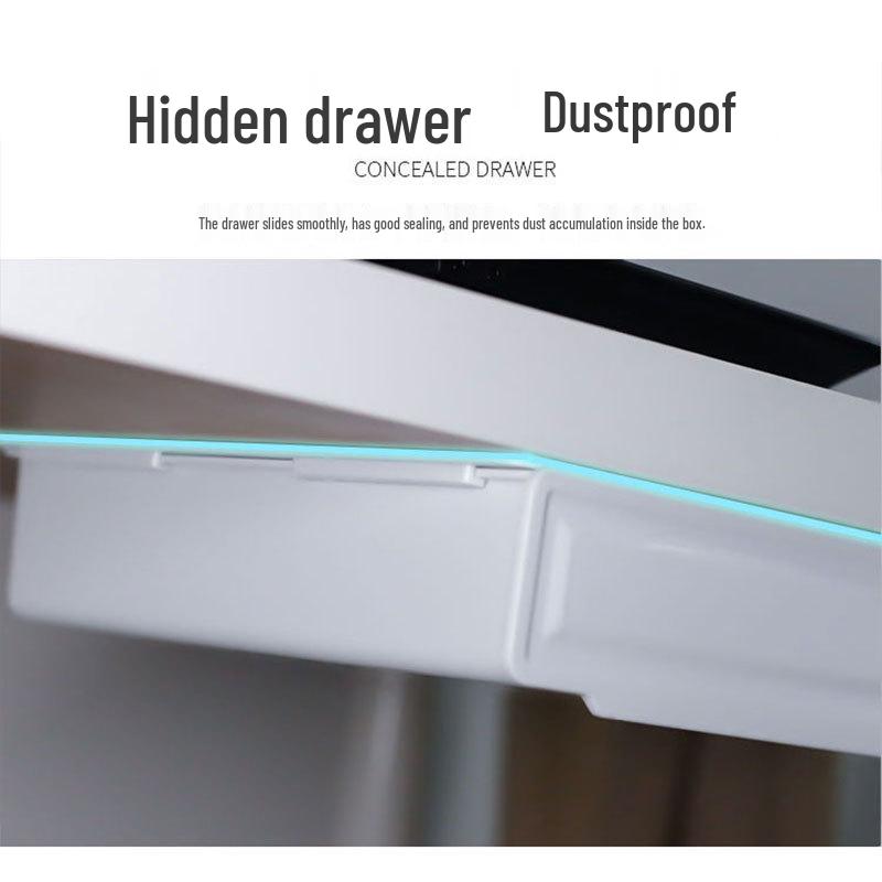 Creative Under-Desk Hidden Storage Organizer - No-Punch Drawer Box