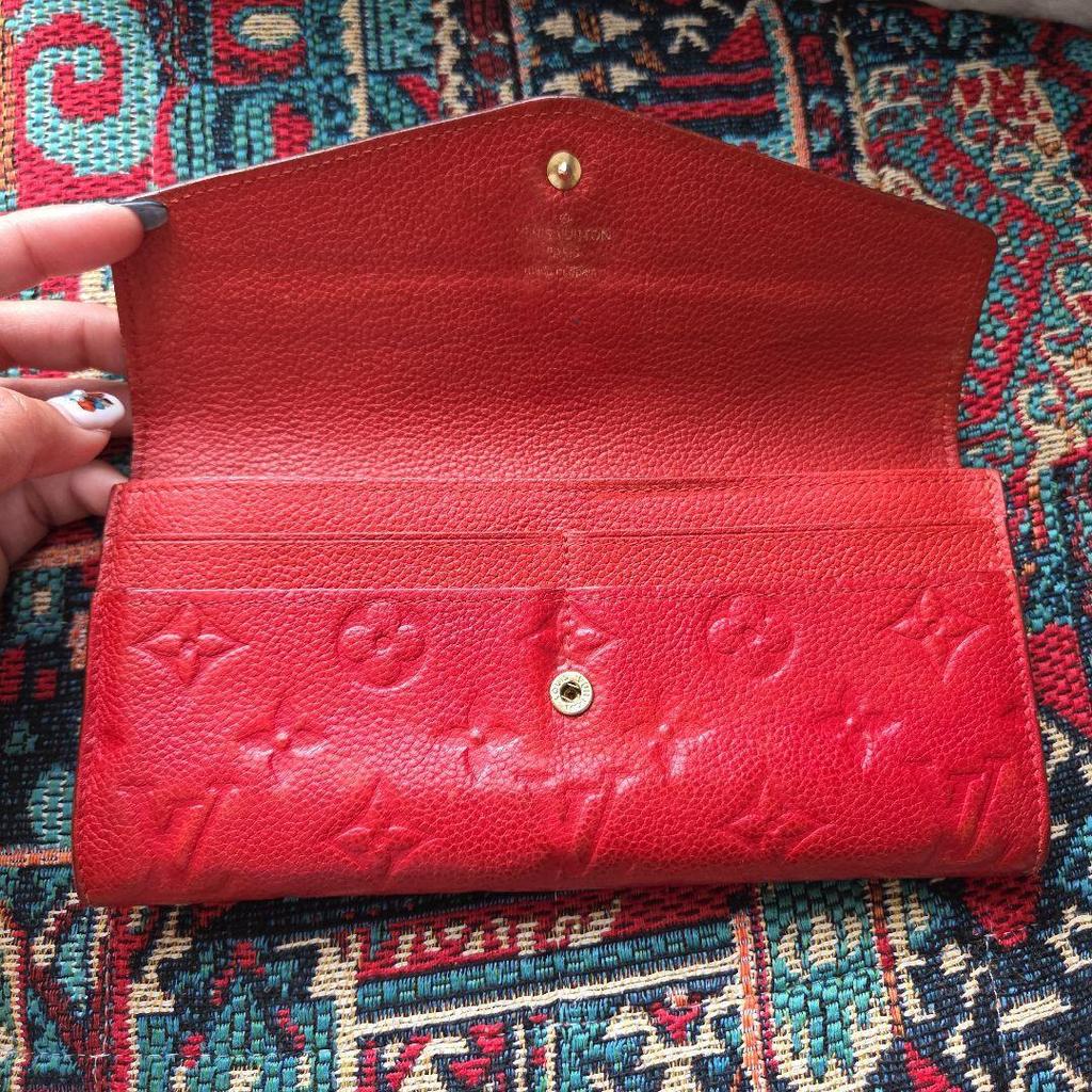 Used Louis Vuitton Monogram Empreinte Long Wallet