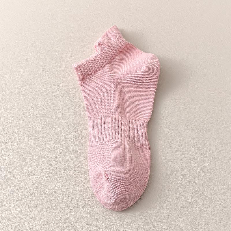 Women's Summer Thin Cotton Mesh Breathable Ear Lifting Sweat Absorbing Antibacterial Socks