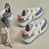 Dam Lyx Andningsbara Snörskor Sportskor 2024 Vår Höst Nya Designer Plattform Promenadskor Sneakers Zapatos De Mujer