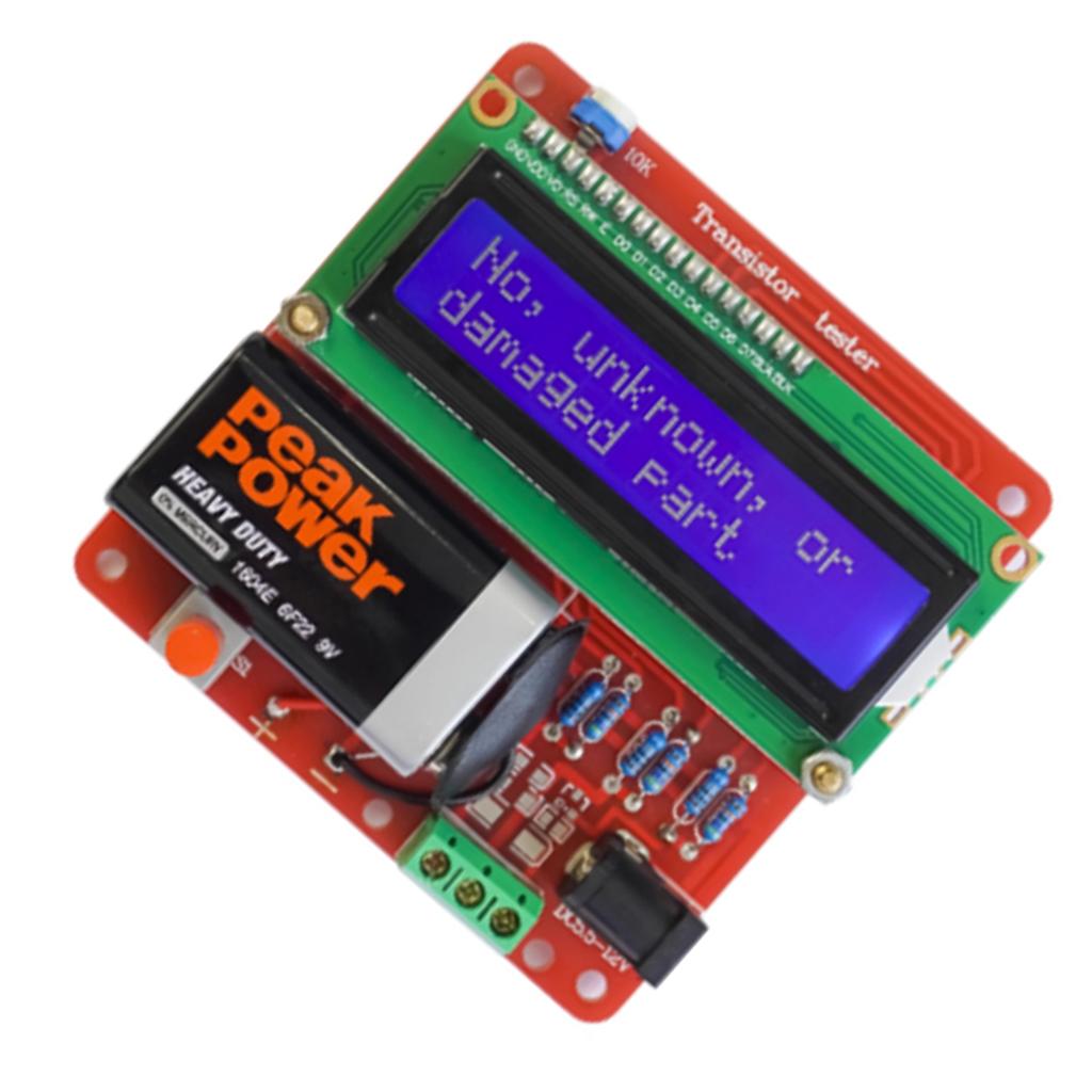 2025+ M8 Transistor Tester Multimeter Resistance Capacitance Triode Inductance Meter DIY Welding Assembly Kit