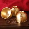 1Pcs Small Mini Pure Brass Cornucopia Wealth Attracting Baifu Jar Cup  Home Decoration Accessories