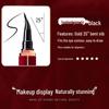 Red Velvet Long-lasting Waterproof Eyeliner: Smudge-proof, Quick-dry, Easy Apply for Beginners.