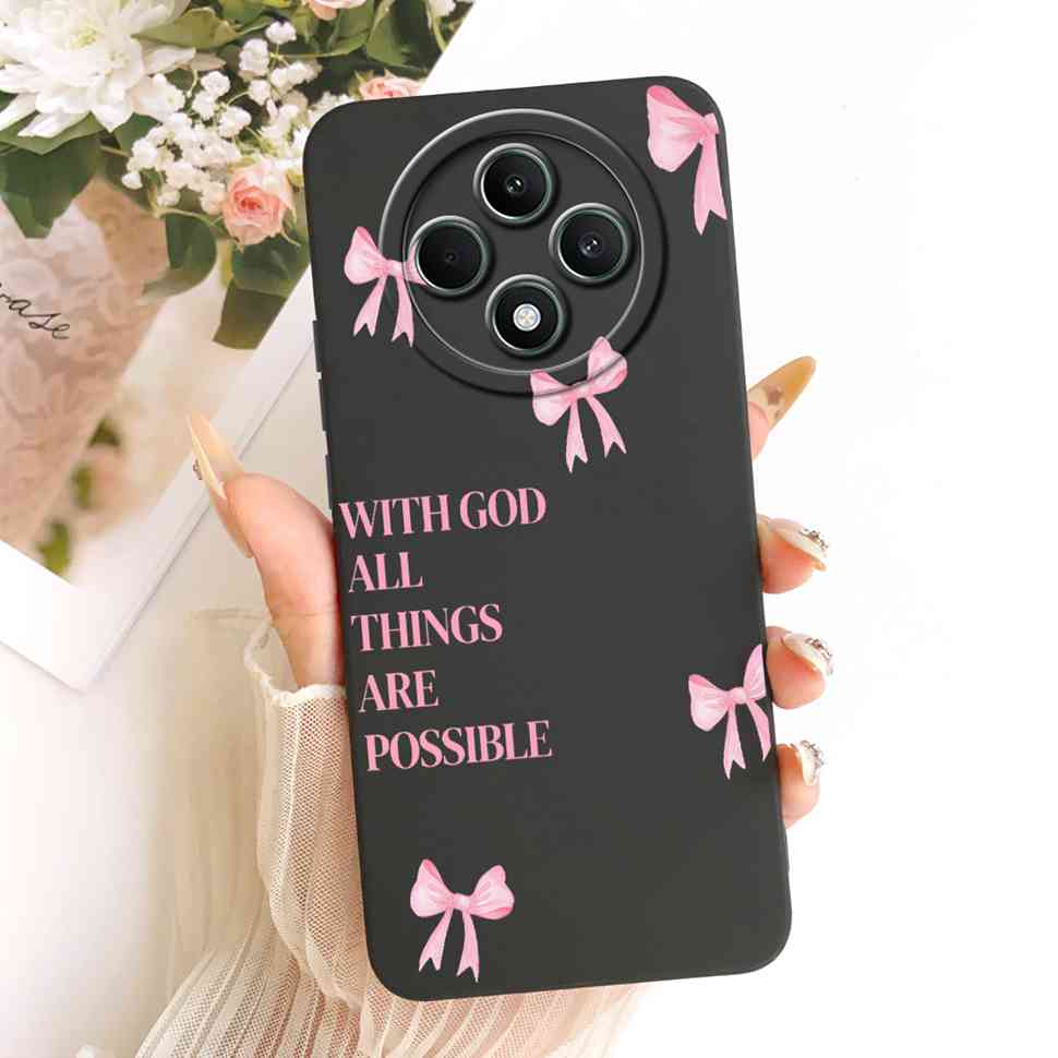 For OPPO Reno 12F 5G Case Clear Cute Cat OPPO Reno12 F Reno12F Reno 12 F 5G CPH2637 Shockproof Soft Phone Cover Full Protector