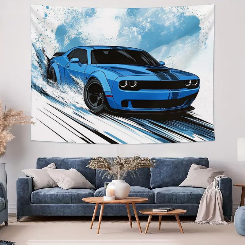 

Stylish Blue Tapestry Wall Art for Bedroom Decoration 74x94cm(29x37in)