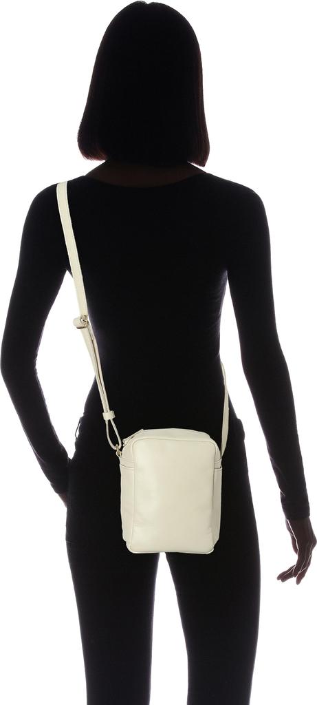 Forna Ten Leather Shoulder Bag, Women's, White