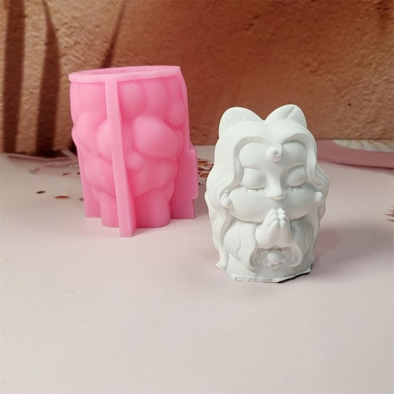3D Chinesische Figur Silikonformen für Epoxidharz Kerzen Seifenherstellung Zement Gips Silikonformen für Handwerk