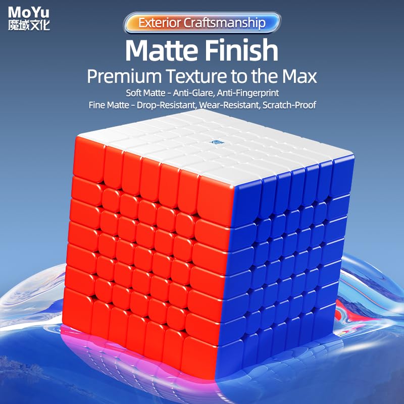 Bucubke MoYu AoFu V5 7x7 Single-Track Magnetic Cube [Authentic], AoFu V5 144-Piece Magnetic Puzzle, 7x7x7 Single-Track Magnetic, Stickerless, Speed