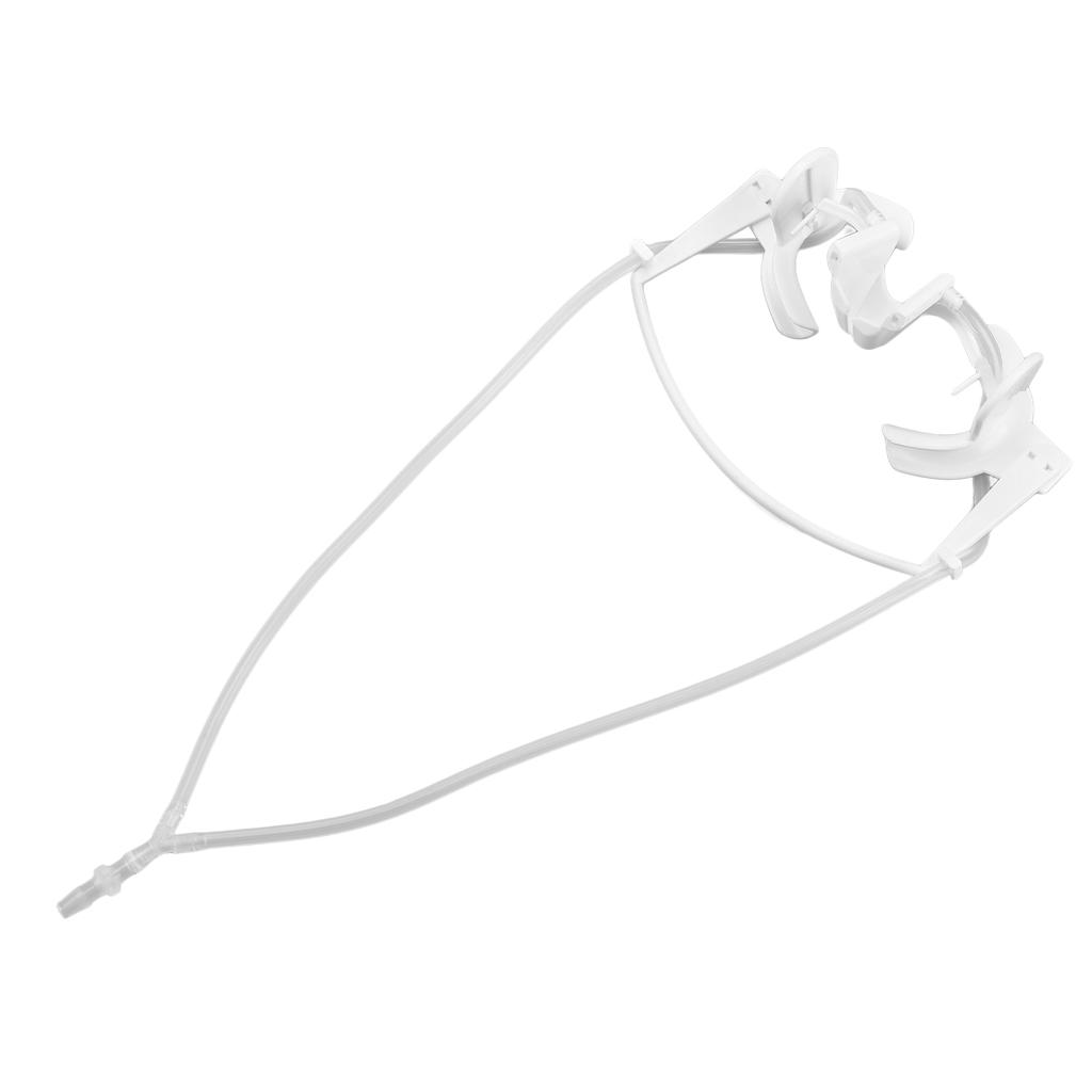 Dental Mouth Opener Professional Autoclavable Adjustable Teeth Cheek Retractor with Saliva Tube for