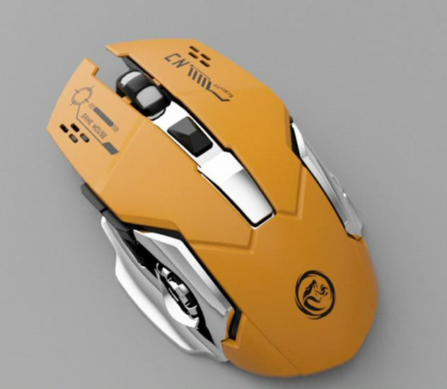 Rechargeable Bluetooth Silent Wireless Gaming & Office Mouse - Customizable Logo, Laptop Accessory