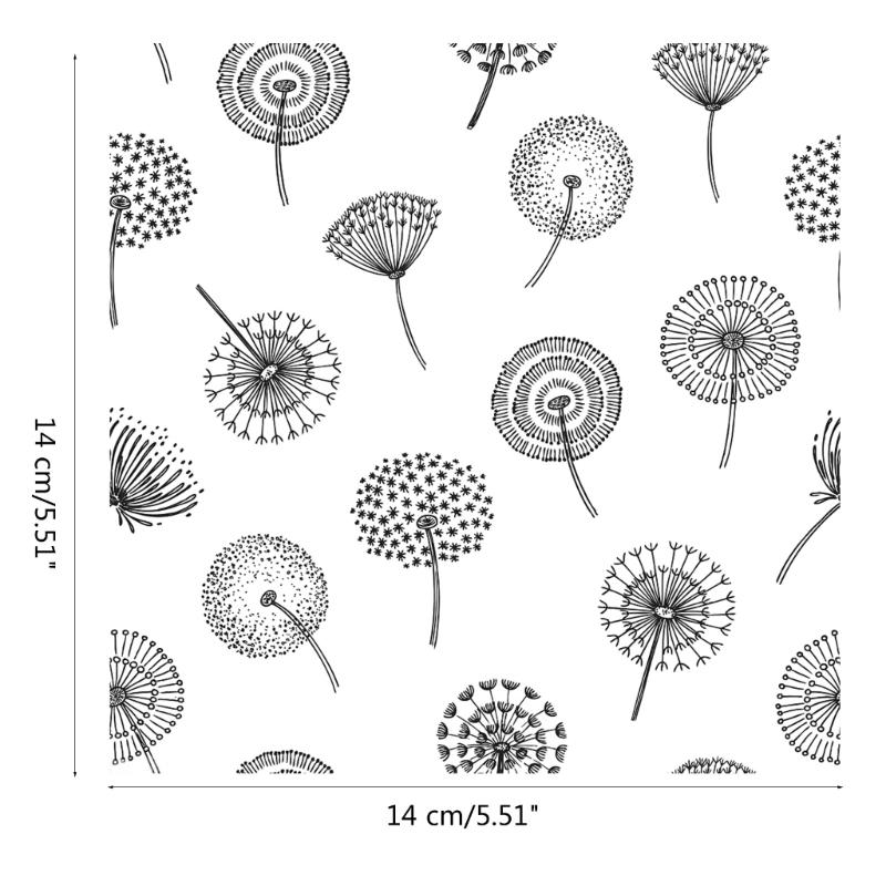 Dandelions Clear Silicone Stamp for DIY Invitation Card Scrapbooking Paper Craft Rubber Stamp Handmade Journaling Supply
