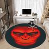 1pc Gorilla Pattern Office Round Area Rug, Indoor Mat Suitable For Office, Under Office Chairs Bedroom Living Room Home Decor, Room Deco
