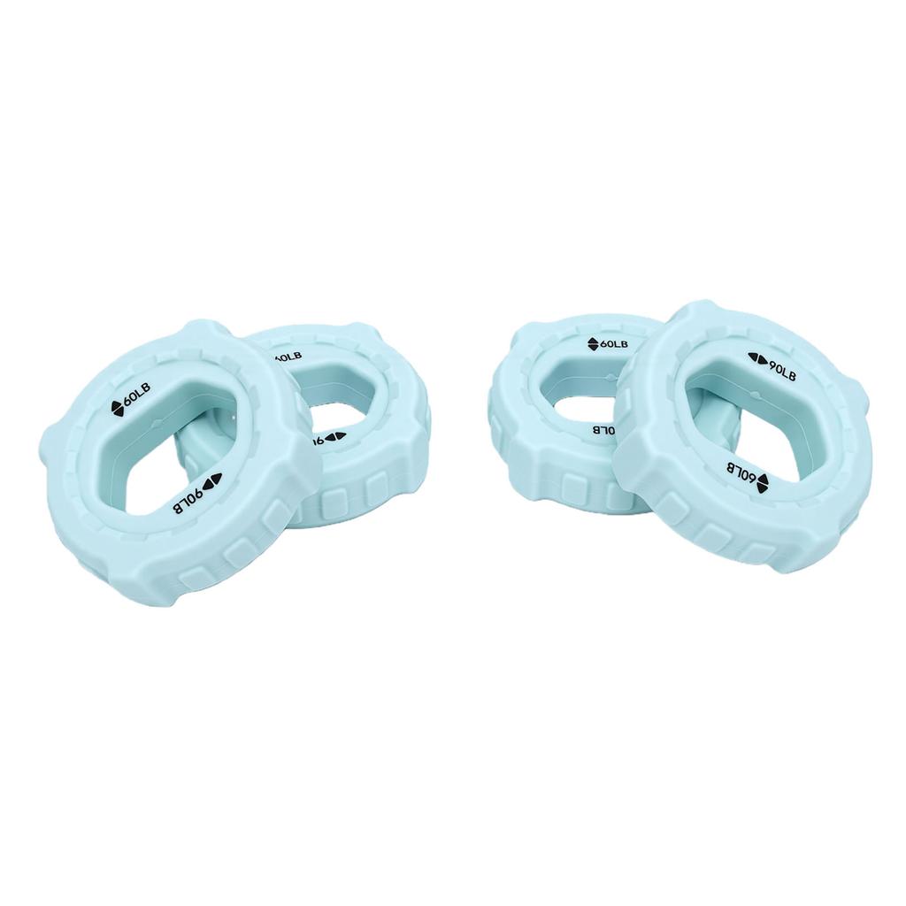 4PCS Grip Strength Trainer  S 20-30lb Large Size Comfortable Silicone Forearm Finger Hand Exerciser