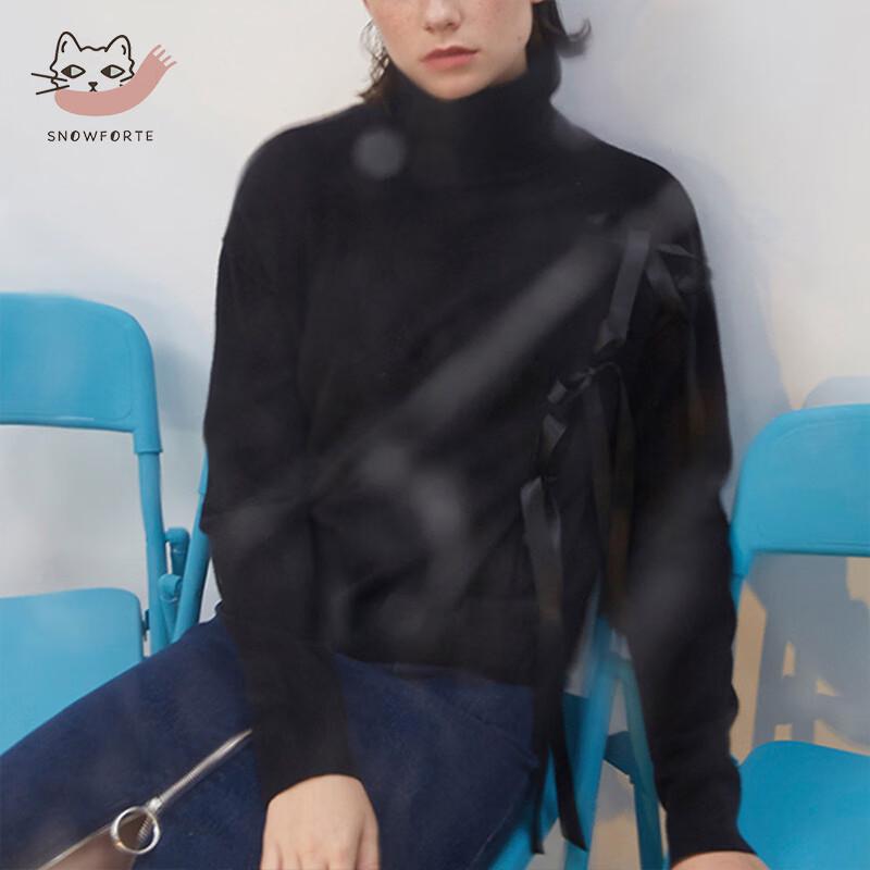 

Женский свитер с высоким воротником из кашемировой смеси Sinuofude S+032 M165/88A