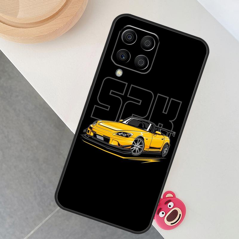 Yellow Jdm Cars Case For Samsung Galaxy M14 M34 M54 M33 M21 M31 M16 M36 M56 M53 M13 M12 M32 M52 M15 M55 M35