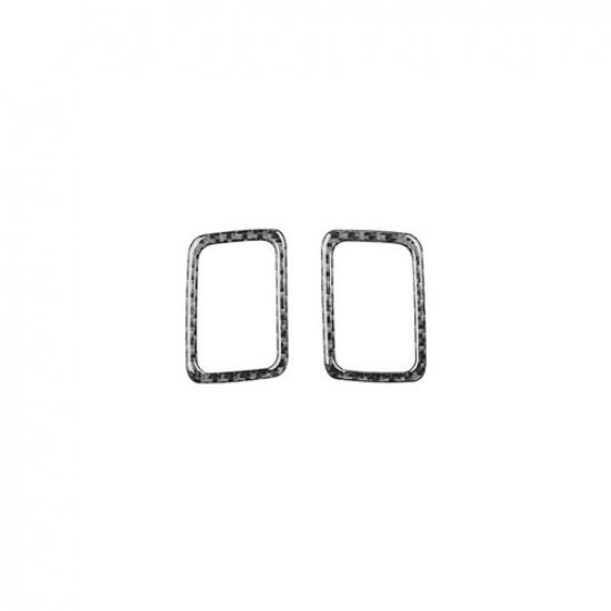 2Pcs Carbon Fiber Dashboard Air Vent Outlet Cover Trim For Toyota Corolla 06-12