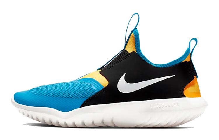 Nike Flex Runner  Black Blue  GS AT4662-401 37.5