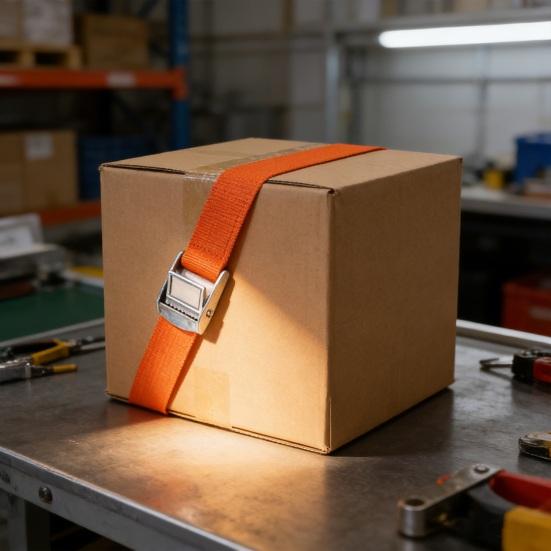 Cintas de Amarração Laranja de Alta Resistência com Fivela de Cames, Alças de Retenção Ajustáveis, Alças de Fixação Fácil, Liberação Rápida