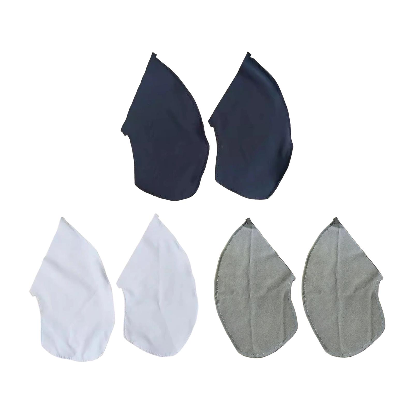 Coats Pocket Sew in Side Pocket Fabric Accessories for Dresses Skirts Pants Hidden Storage Sewing Accessory nero