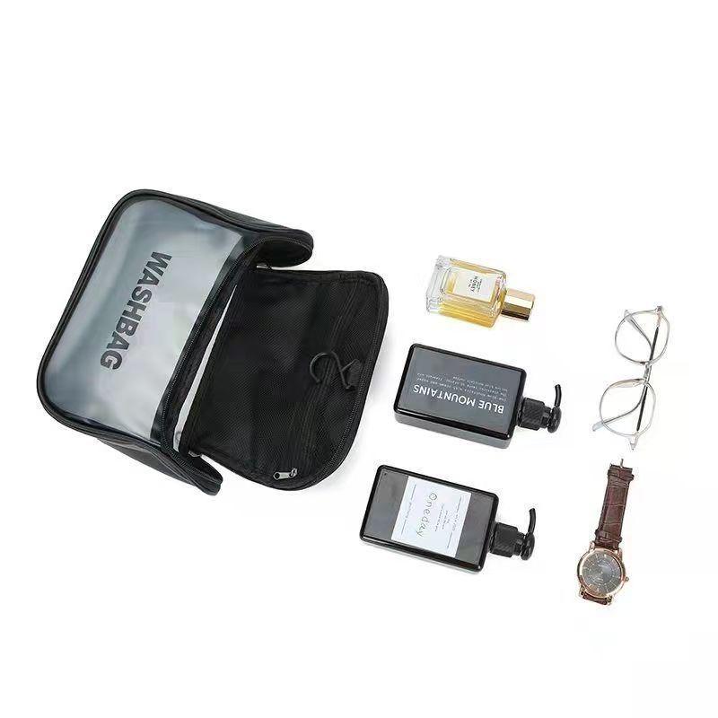 Portable Large-Capacity Waterproof Transparent Makeup & Toiletry Bag