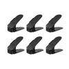 Adjustable Shoe Hanger with Double-Layer and Thickened Design for Space Saving and Storage Organization in Home or Dormitory