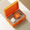Ceramic Tea Cup & Tea Caddy Set