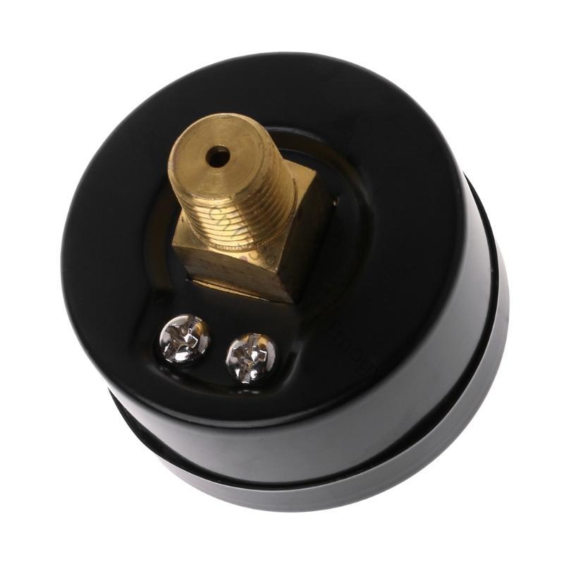 50mm Dial Size Vacuum Manometer 1/4" BSPT Thread 0~-30inHg 0~-1bar Dual Scale R7UB