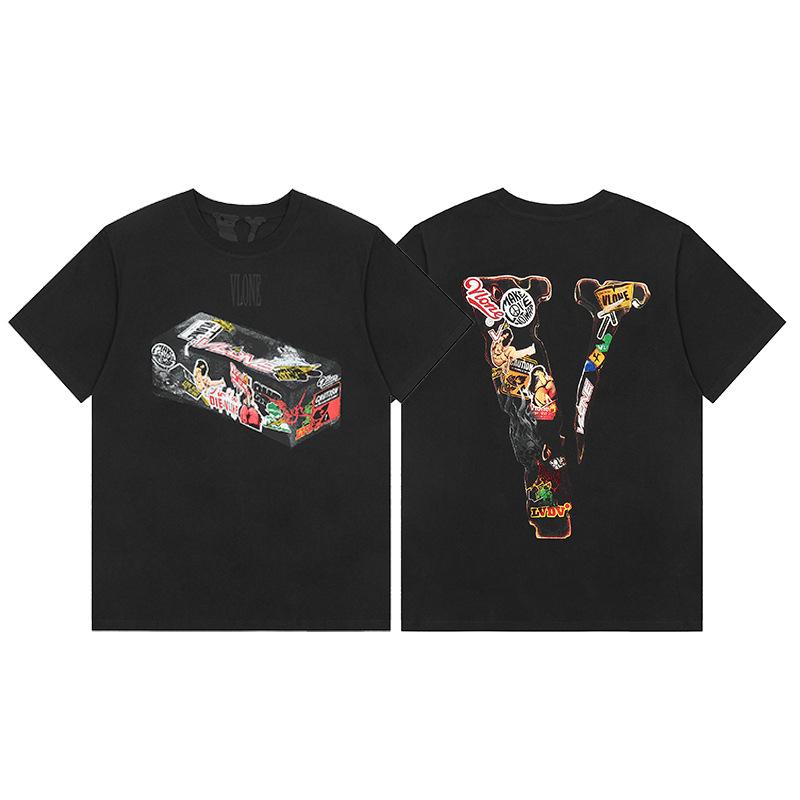 

AmiriVLONE FOG Футболка с коротким рукавом Death God Limited Edition Оверсайз Уличная одежда Свободный принт Американский Juice WRLD 4XL