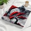 3pcs Chinese Style Bedding Set Misty Scenery Print Cozy Duvet Cover Set King Queen Twin Single Size Birthday Gift Bedroom Decor