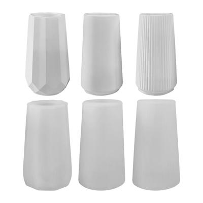 Handmade Striped Vase Enthusiasts 3 Pieces Sturdy Silicone Mold Set Home Decoration for Elegant Flower Displays