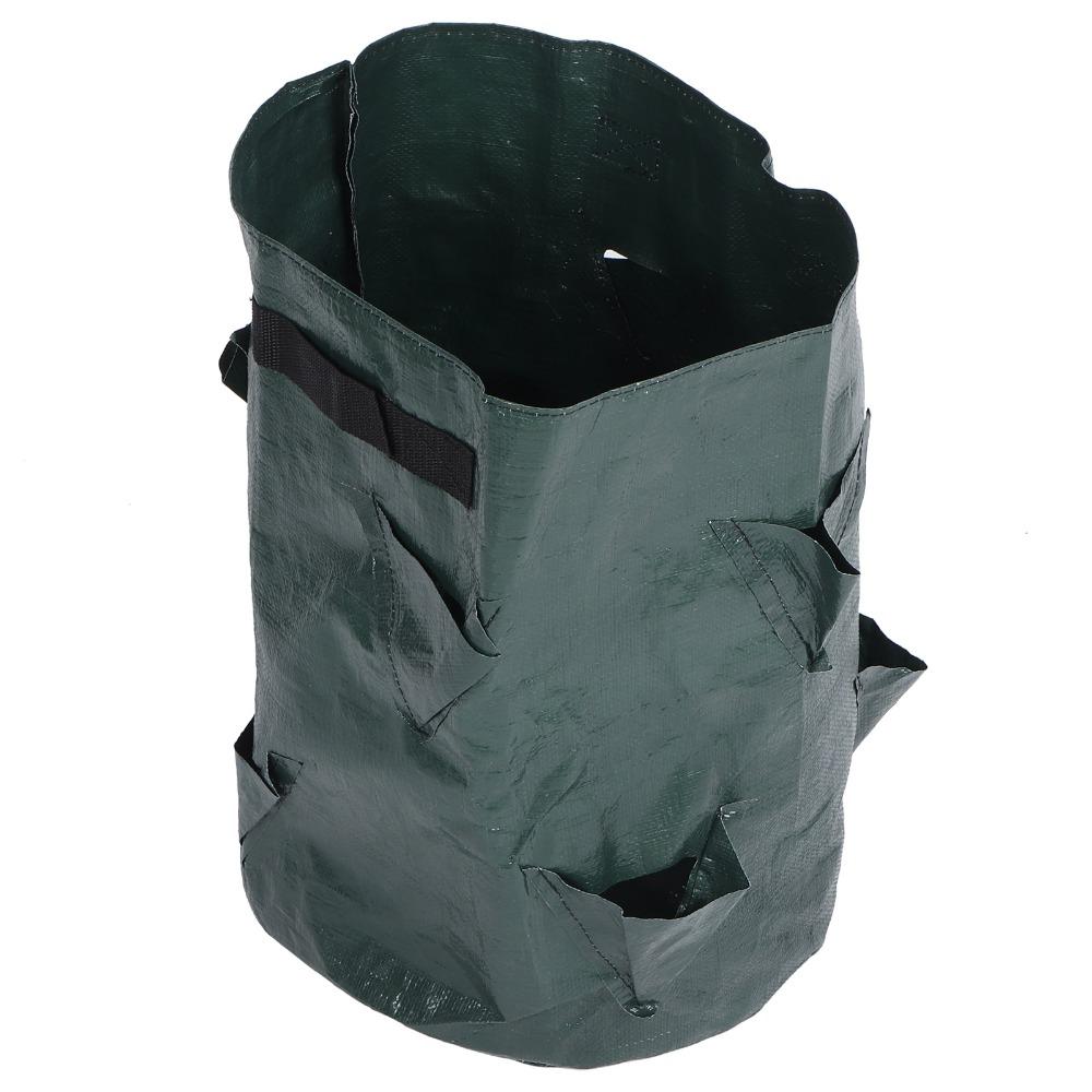 2PCS with 8 Pocket Hanging Grow Bags 10 Gallon Strawberry Planting Bags  Indoor Outdoor Use