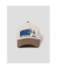 Saendeusaundeu (Unisex) Carwash Embroidery Ballcap Beige