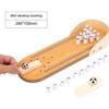 Mini Wooden Bowling Game Table Bowling Party Game Travel Game Toy For Child BOH