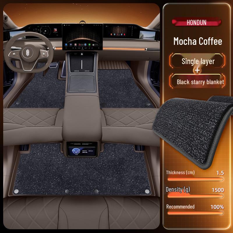 2026 Hongqi S9 TPE Floor Mats: Full Set Interior Carpet for Five Seats