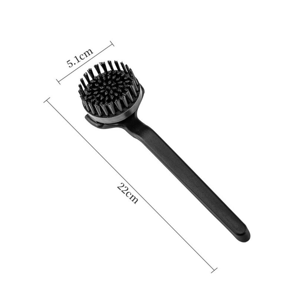 Round Head Espresso Machine Cleaning Brush Universal Coffee Machine Accessories  Coffee Brewing 51MM