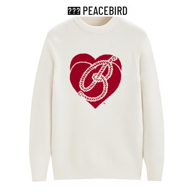 

PEACEBIRD Men s Round Neck Loose Fit Sweater L