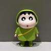 Shinchan Crayon Colorful Raincoat Standing Figure Desktop Decoration Cartoon