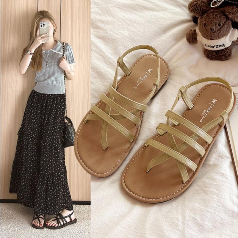 Fashion 2025 Summer Fashion Comfort Trends Women's Sandals Clip Toe Non-Slippery Rubber Sole