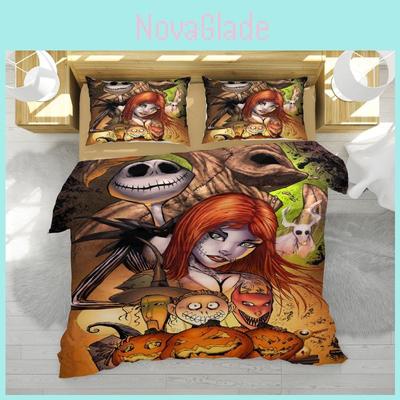 Luxurious The Nightmare Before Christmas 3-piece Bedding Set For Ultimate Comfort