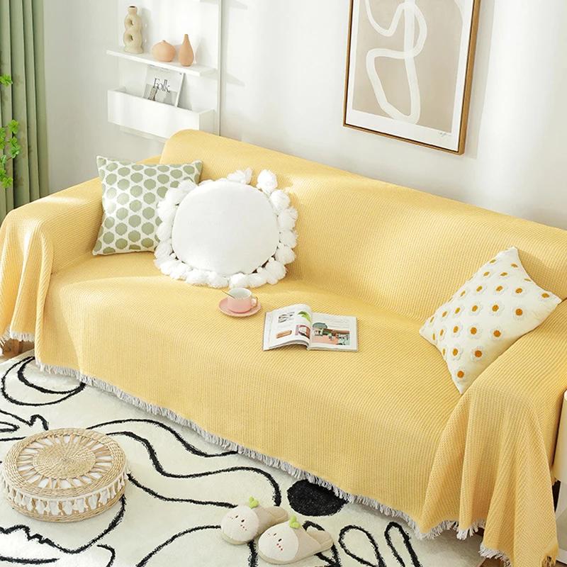 New Nordic Style Blanket Summer Camping Blanket Shawl Universal Sofa Towel Cover Cloth Full Cover Sofa Cushion Cover Blanket