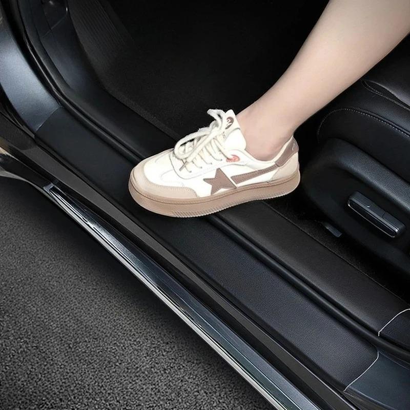 Car Door Sill Sticker Pasting Protective For Lynk & Co 03 06 Car Trunk Threshold Strip Anti Scratch Waterproof Protective Film
