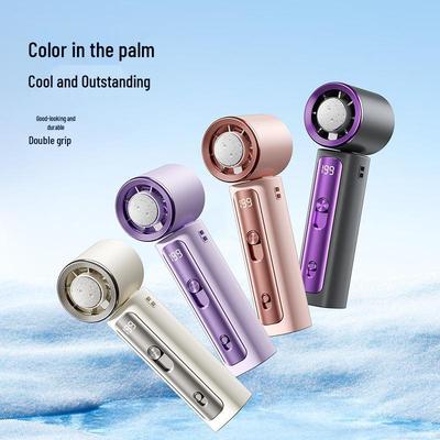 2026 Mini USB Rechargeable High-Speed Portable Silent Cooling Fan with Semiconductor Ice Pack
