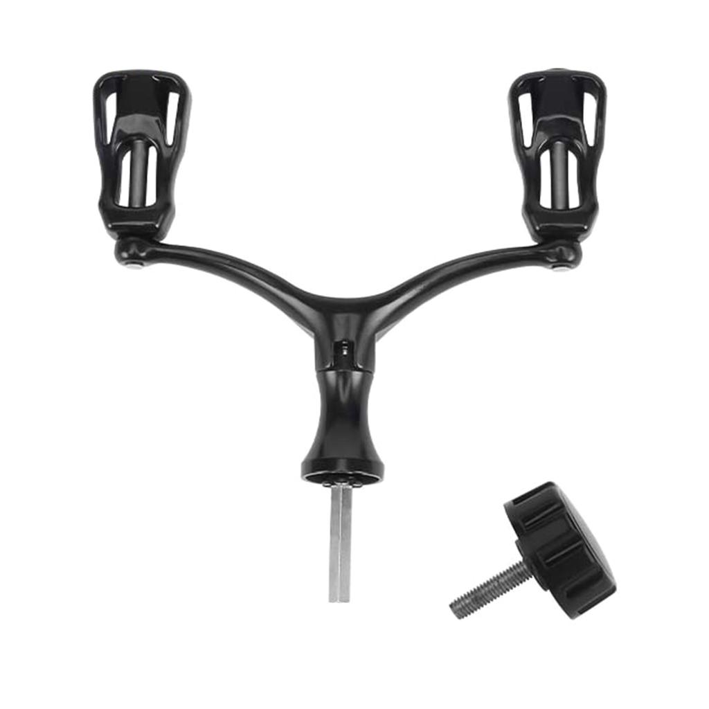 Fishing Reel Handle Rocker Arm Grip Fishing Wheel Grip Spinning Wheel Fish Wheel Double Shake Handle Fishing Accessory