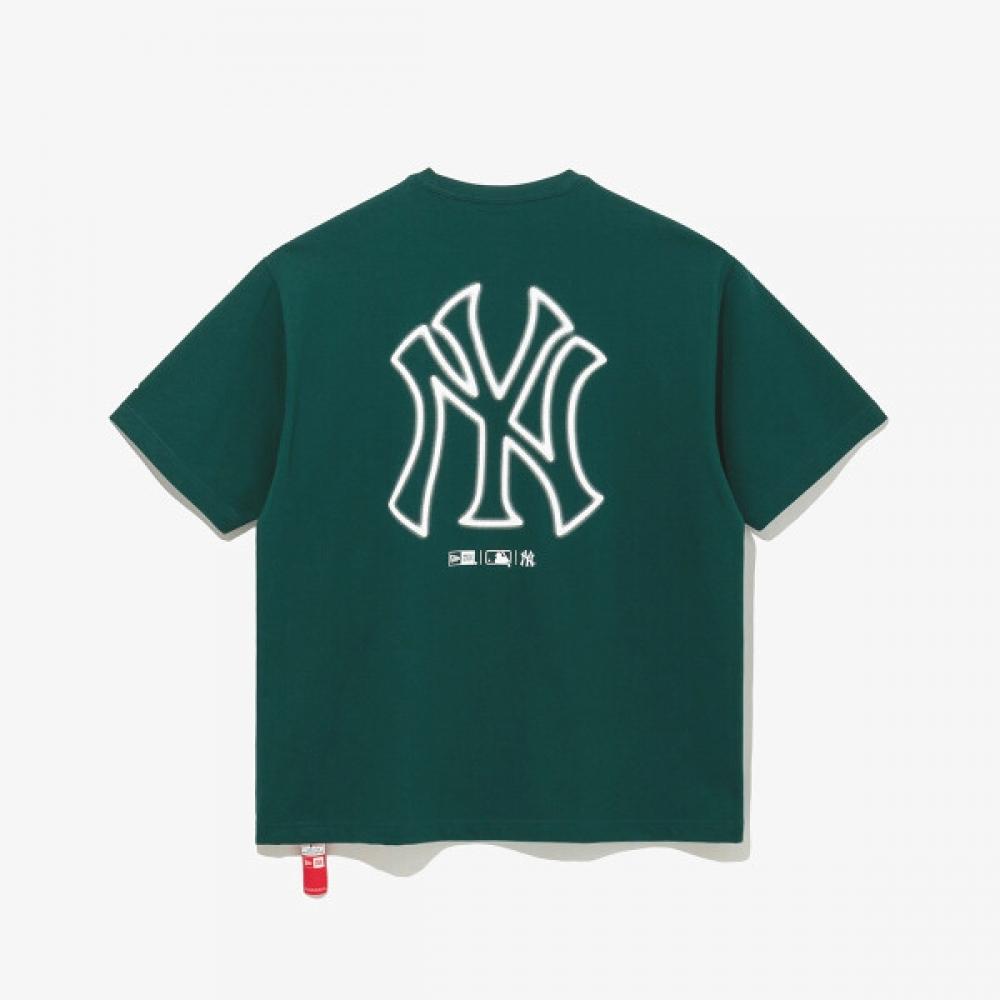 New Era Mlb New York Yankees Neon Logo T shirT