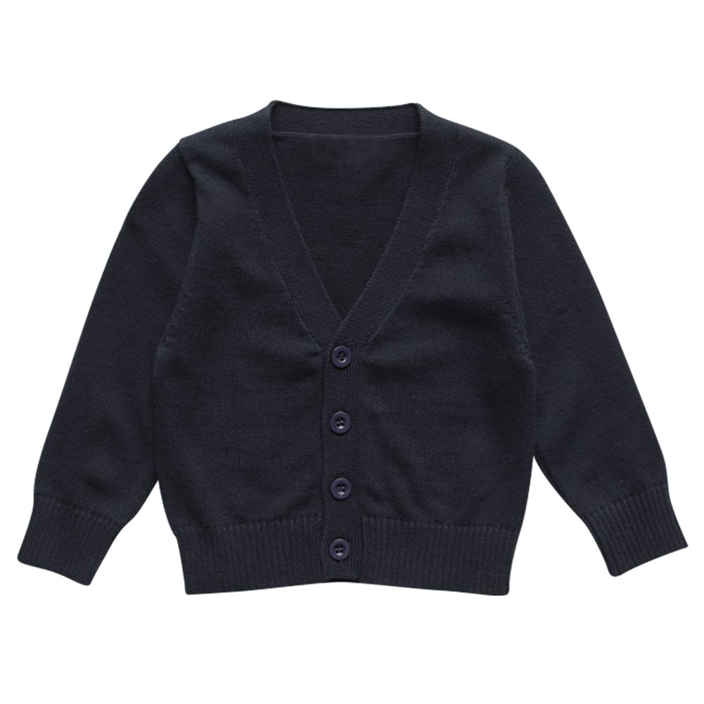 

KISBINI Вязаный кардиган Однотонный Длинный Хлопковый Простой Верхняя одежда для Девочек и и Размер 100 Мальчиков Свитер, V-образный вырез, Цвет, Рукав, Пальто, Открытый спереди, Мальчики,